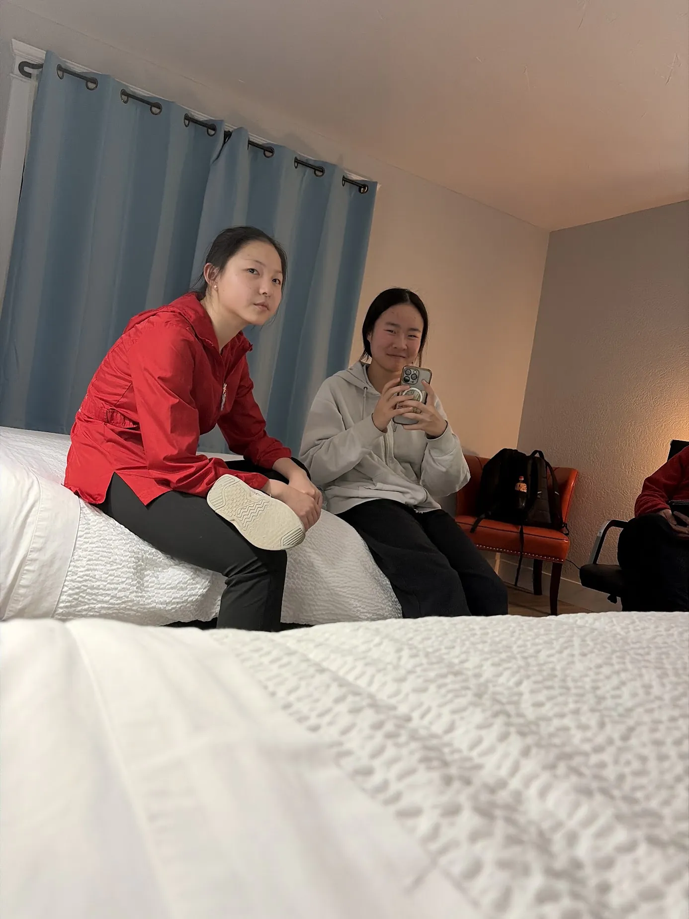 Team Ingenuity members at the hotel before an event
